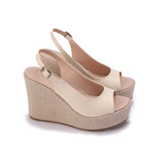 Vallora Wedges Heels - Beige