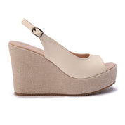 Vallora Wedges Heels - Beige
