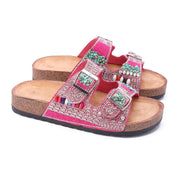 Celeste Luxe Sandals-Pink