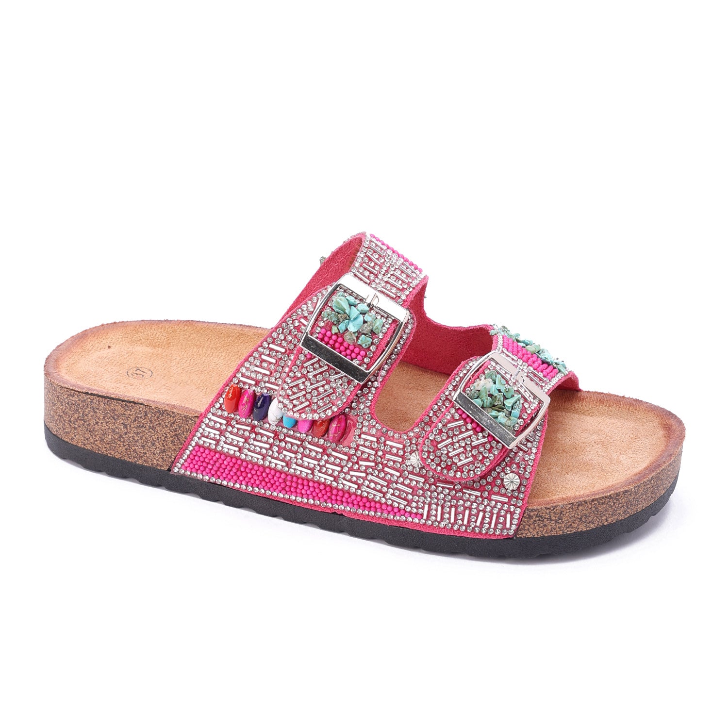 Celeste Luxe Sandals-Pink