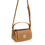 Dual-Texture Flap-Over Bag - havan