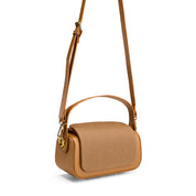 Dual-Texture Flap-Over Bag - havan