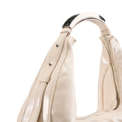 Structured Handle Hobo - Beige