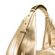 Structured Handle Hobo - Gold