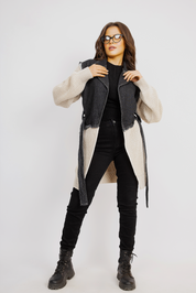 Wrap Belted Coat With Casual Elegance - Beige