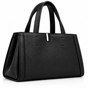 Elise Structured Tote Bag – Black