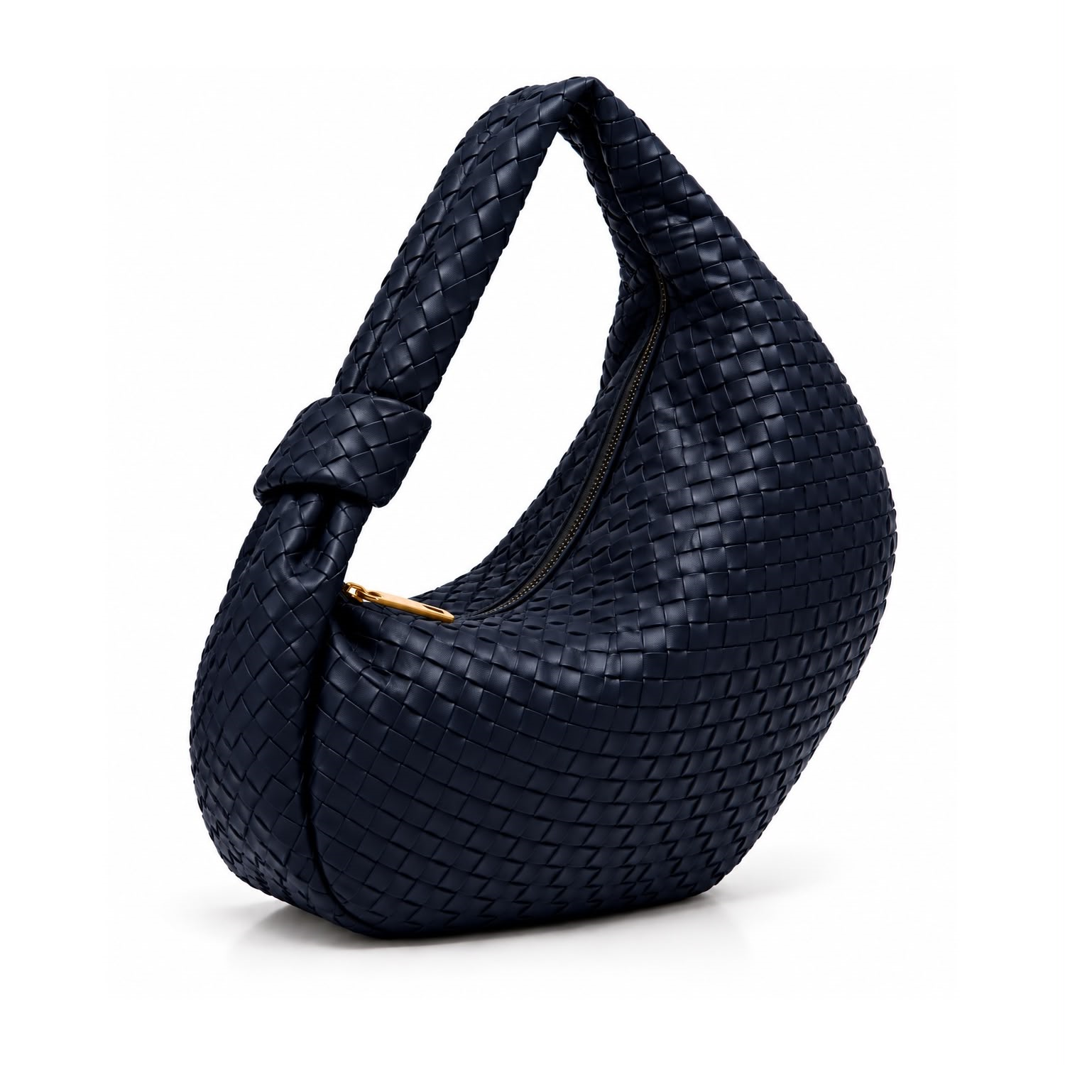 Naya Woven Hobo Bag – Navy