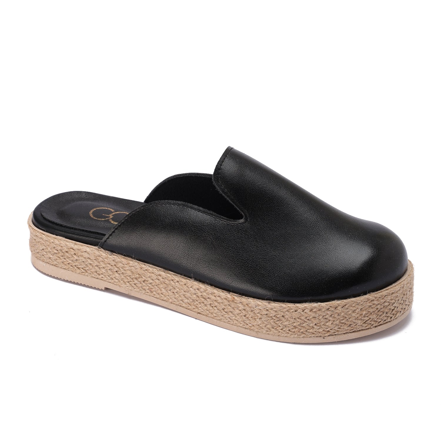 Modern Metallic Clogs - Black