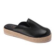 Modern Metallic Clogs - Black