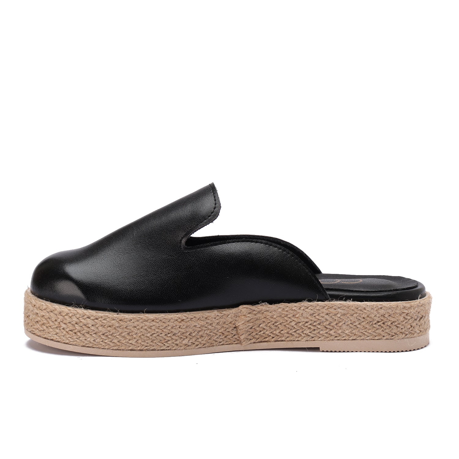 Modern Metallic Clogs - Black