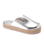 Modern Metallic Clogs -Silver