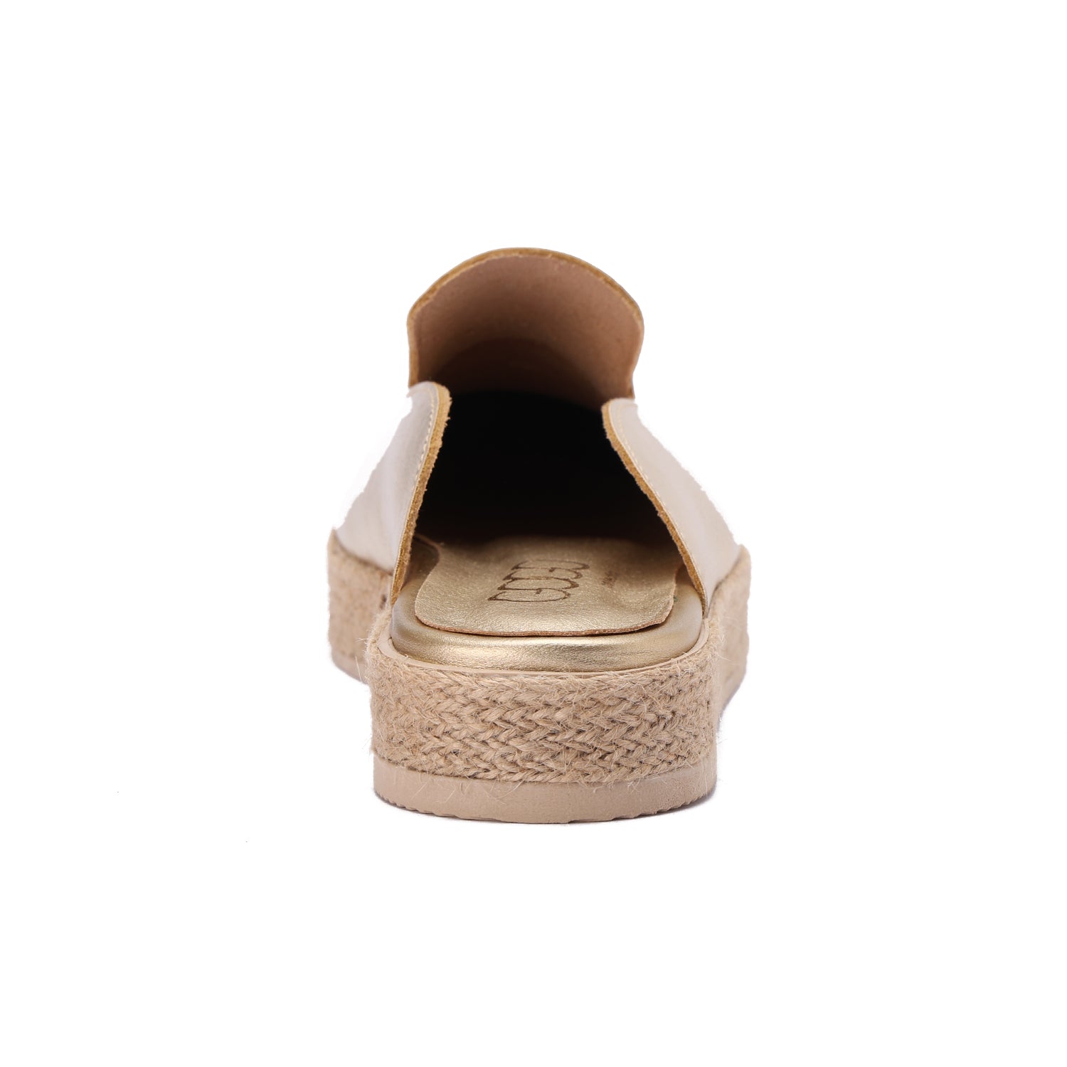 Modern Metallic Clogs - Gold