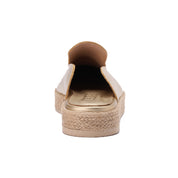 Modern Metallic Clogs - Gold