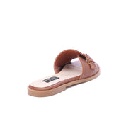 Buckle Slide Slipper-Camel