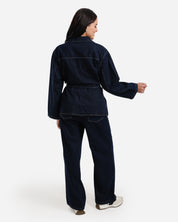 Denim Sherpa Set - JEANS