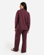 Minimal Lounge Set - Maroon