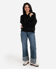 Soft Touch Pullover - Black