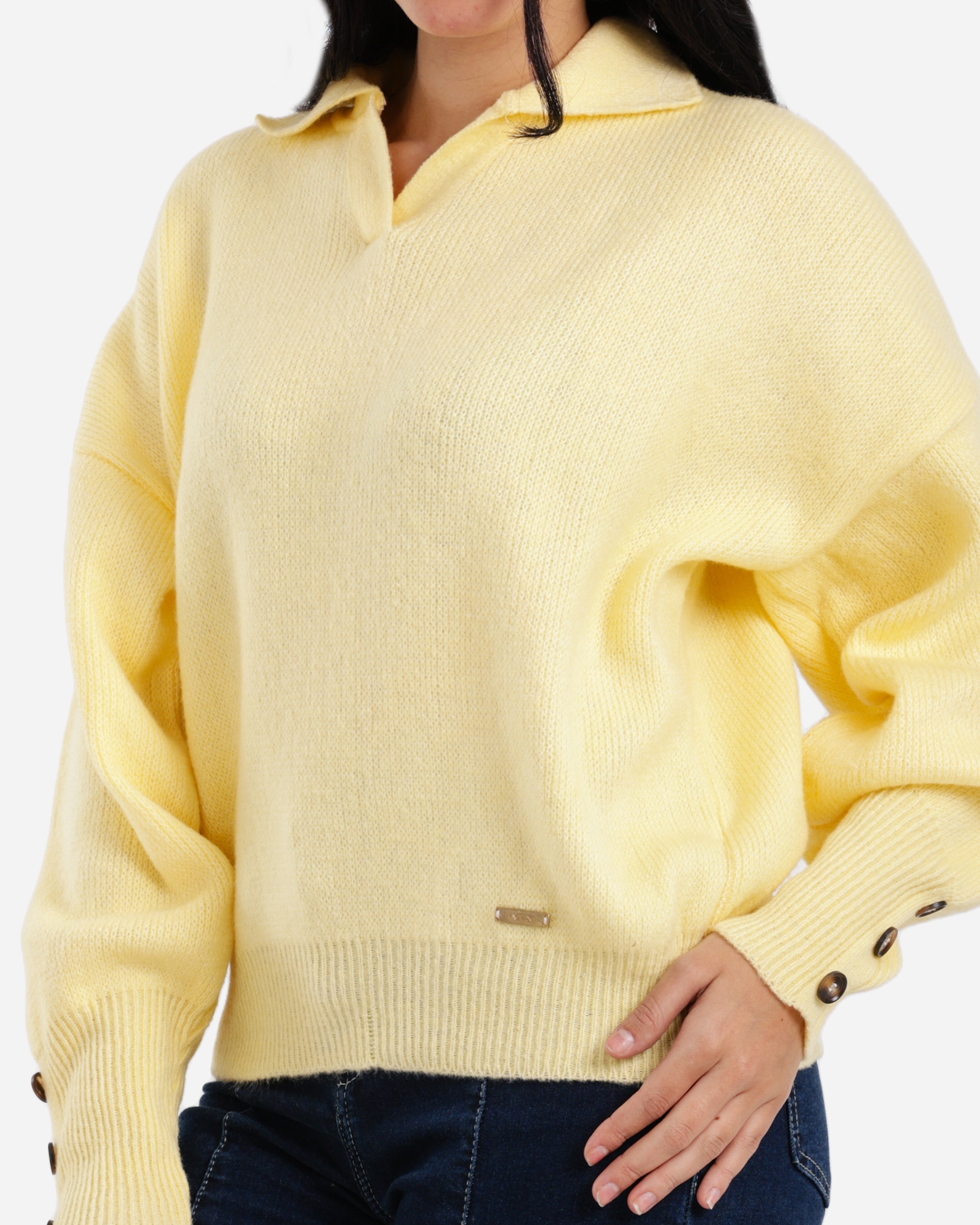 Soft Touch Pullover - Yellow