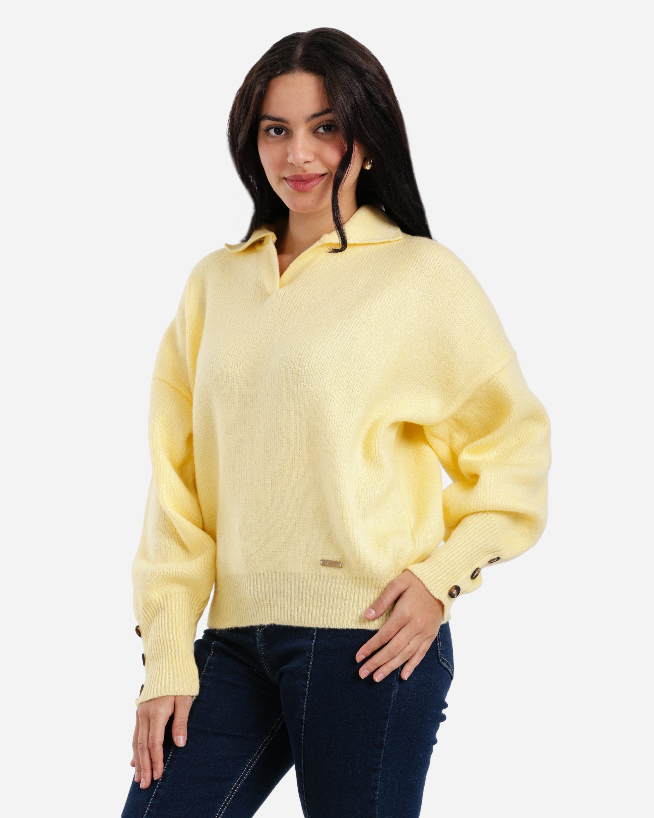 Soft Touch Pullover - Yellow