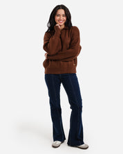 Soft Touch Pullover - Brown