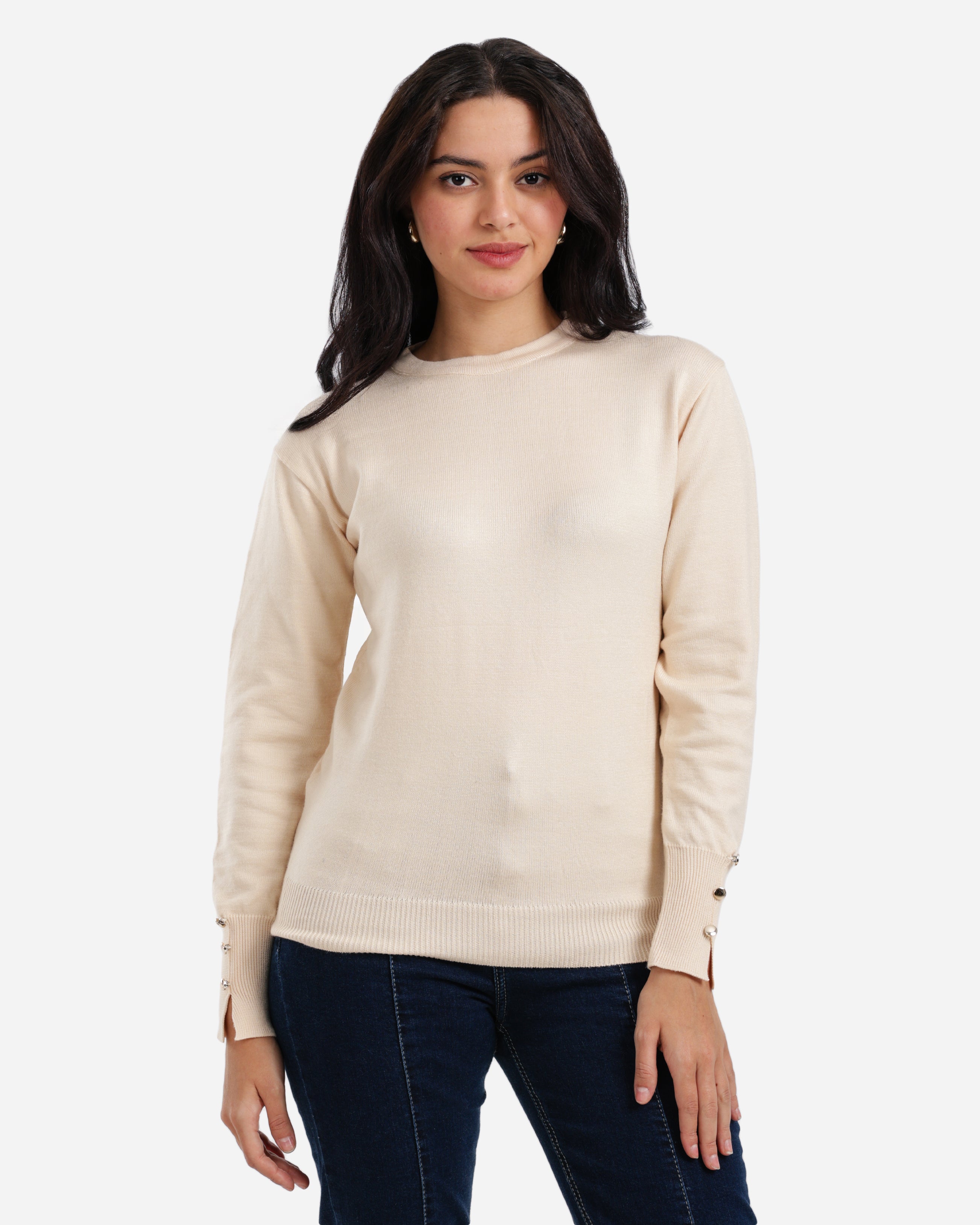 Everyday Pullover - Beige