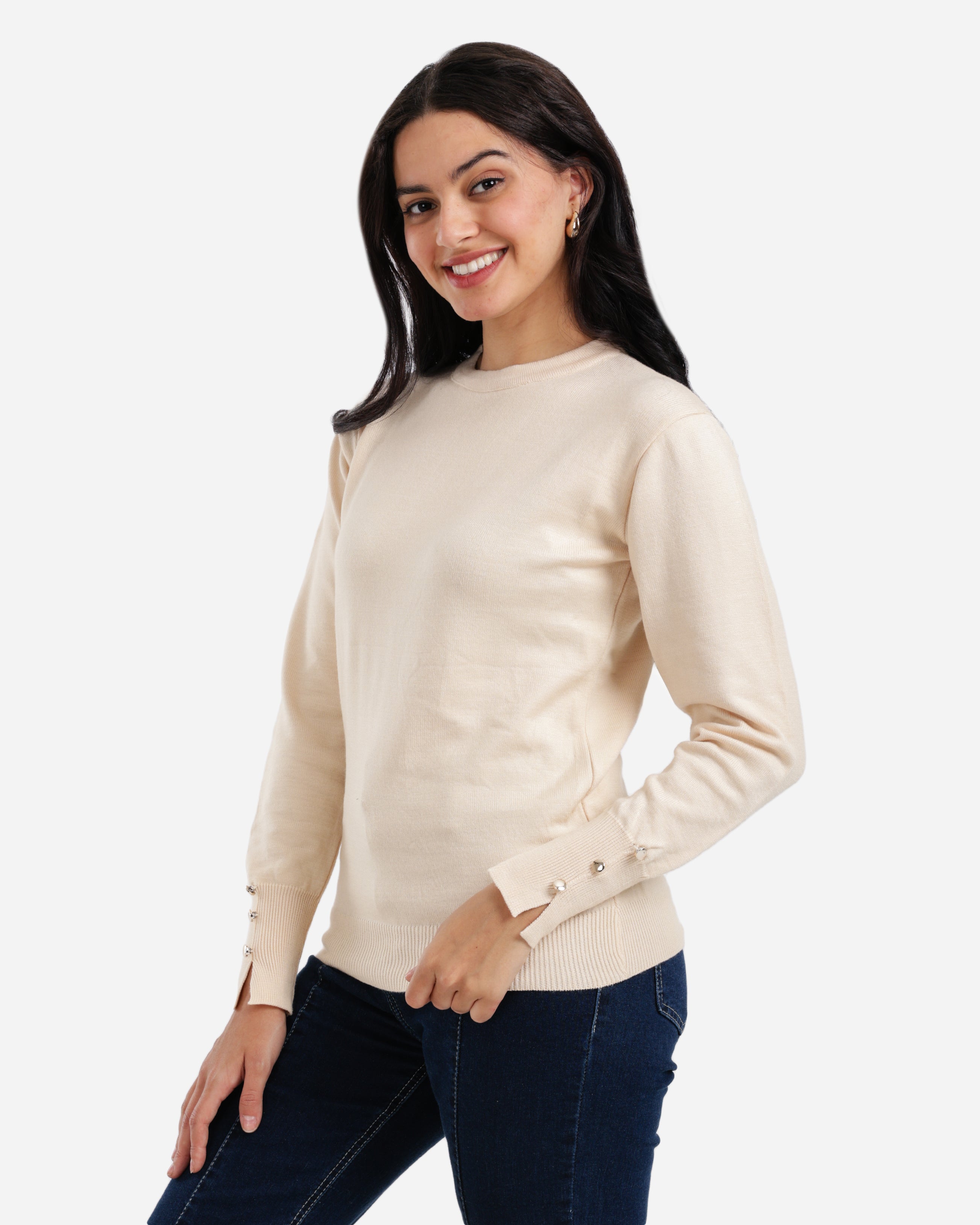 Everyday Pullover - Beige