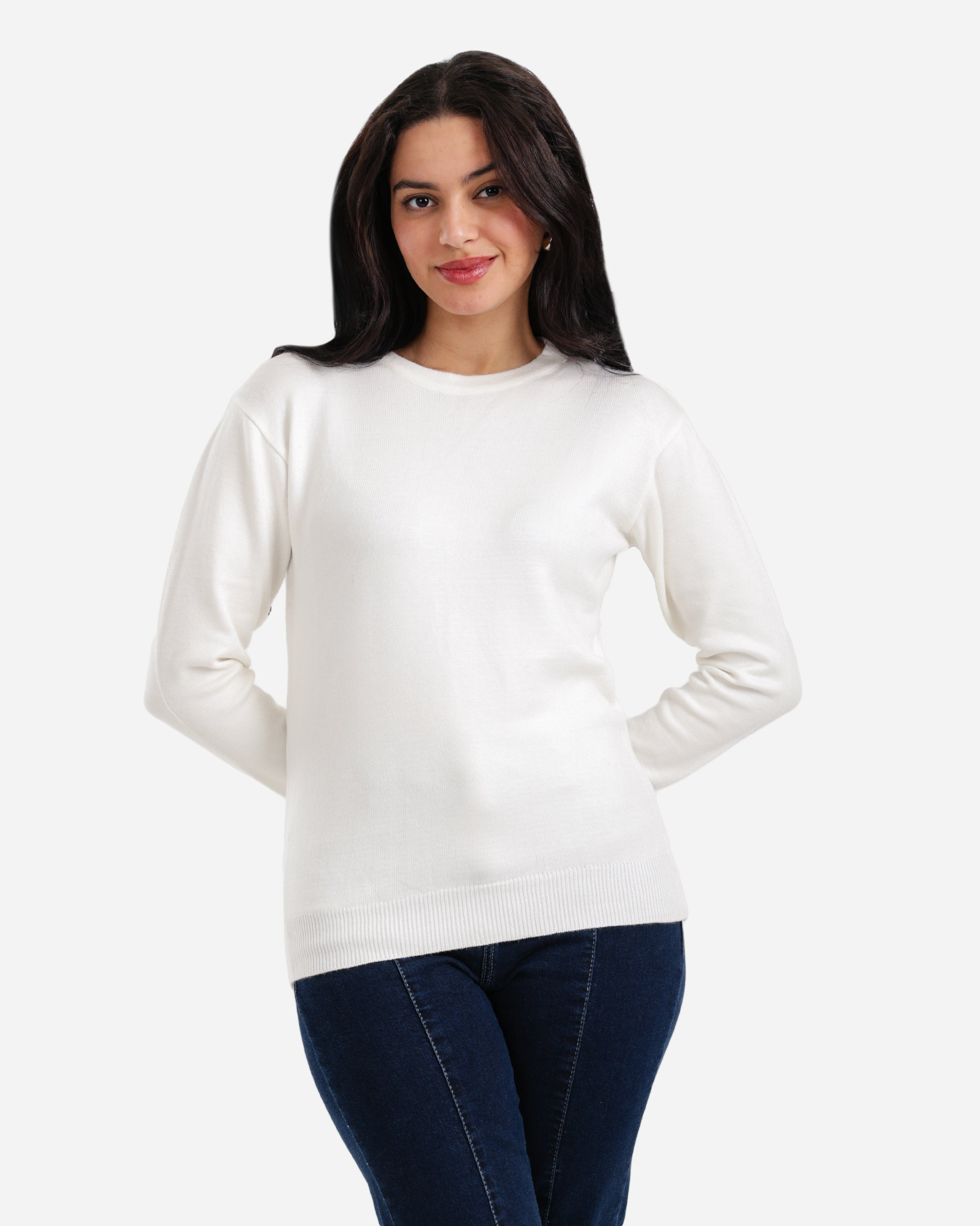 Everyday Pullover - White