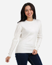 Everyday Pullover - White