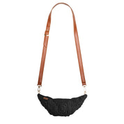 Boho Breeze Charm Bag - Black