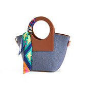 Circular Top Handle Bag - Havan