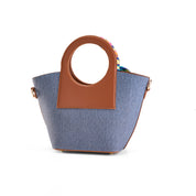 Circular Top Handle Bag - Havan