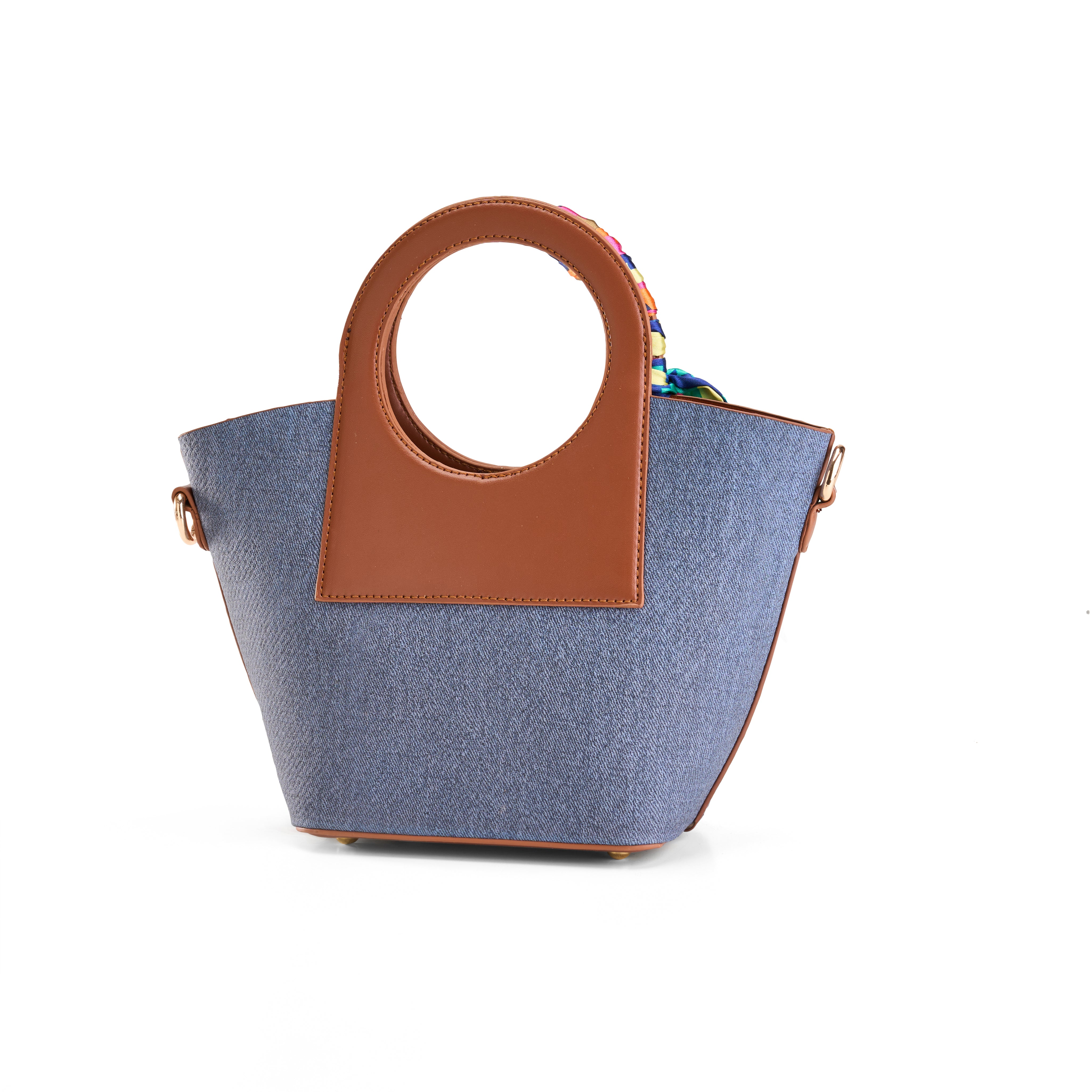 Circular Top Handle Bag - Havan