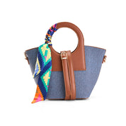 Circular Top Handle Bag - Havan