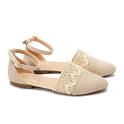 Beige Knitted sandal
