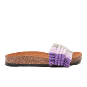 Beige Slippers with braided straps