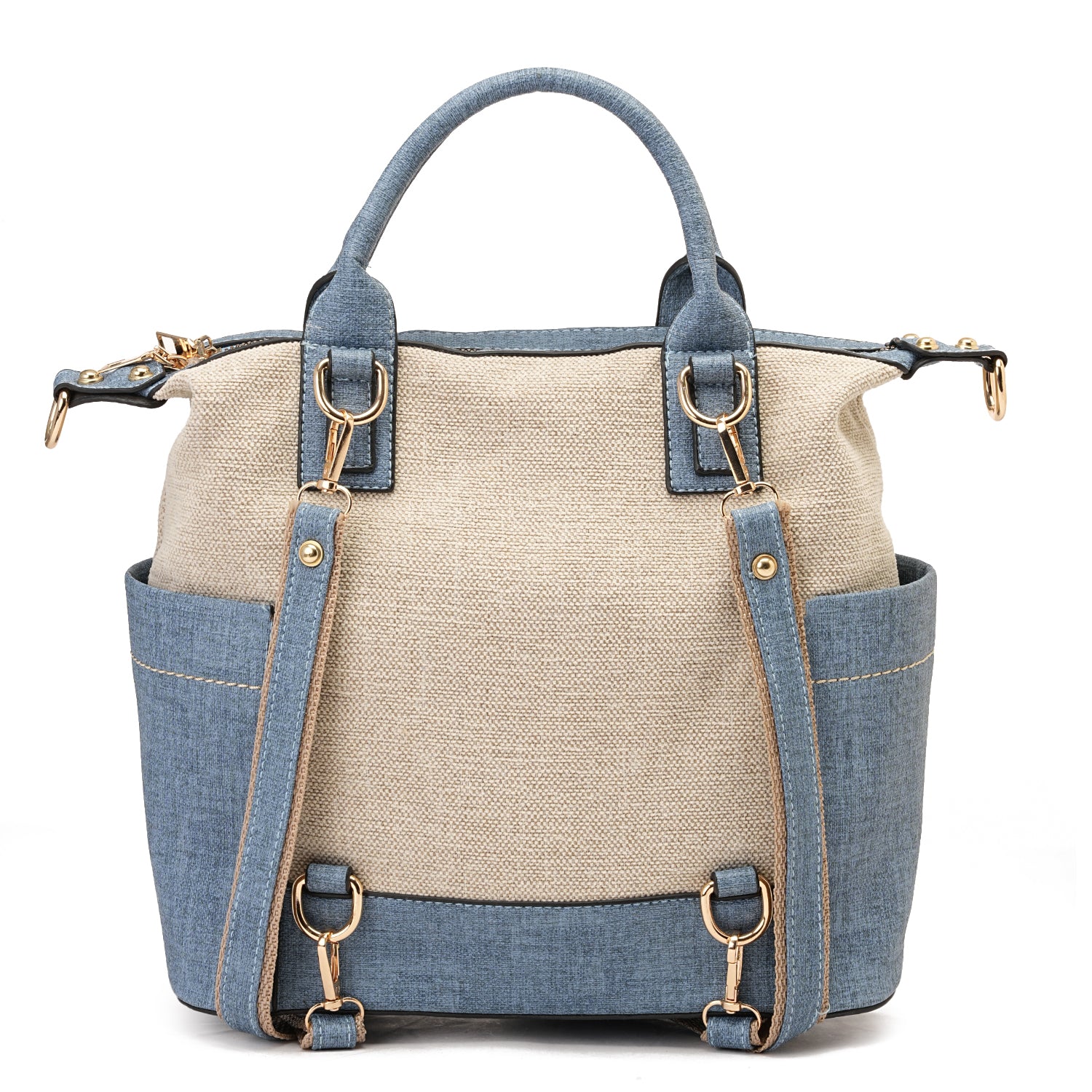 Blue hand and back bag