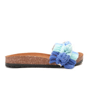 Blue slipper handmade