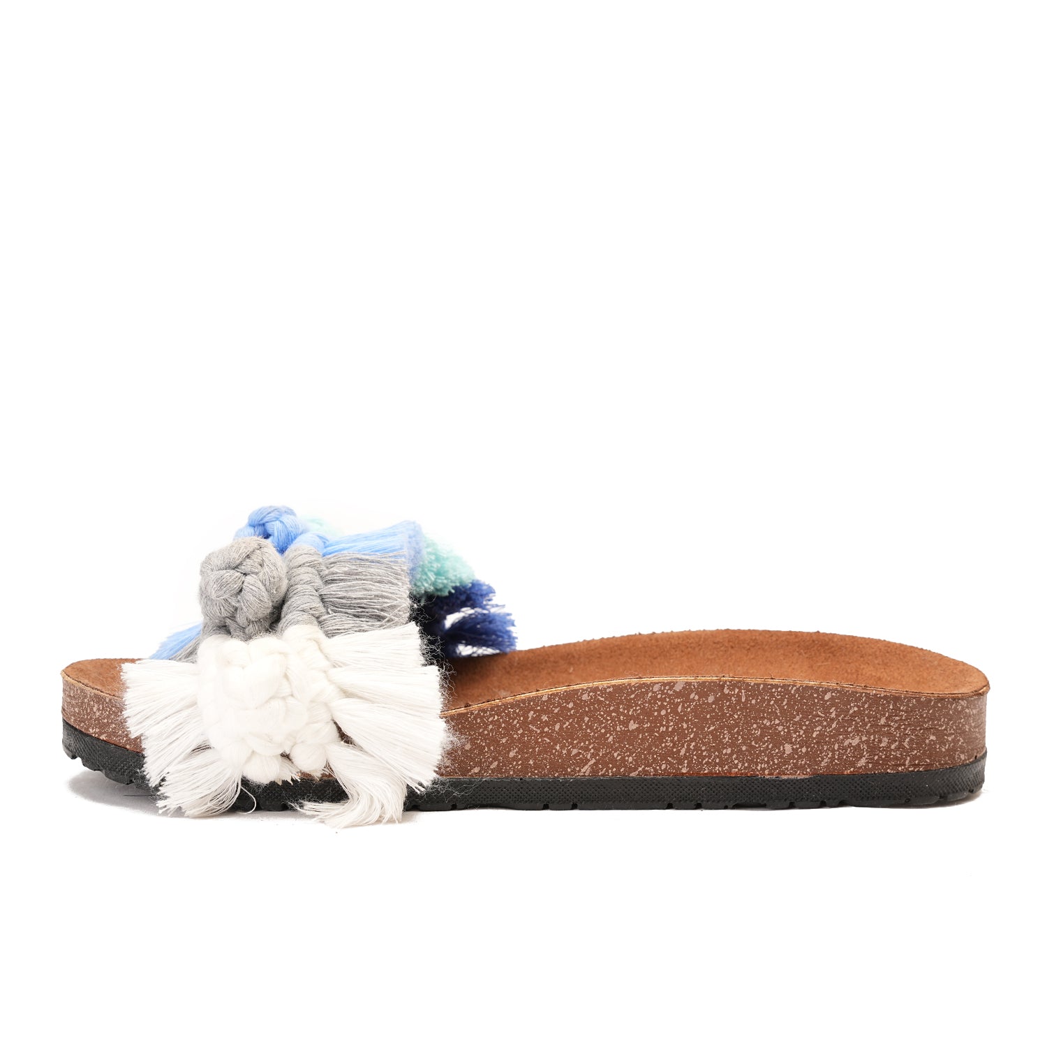 Blue slipper handmade