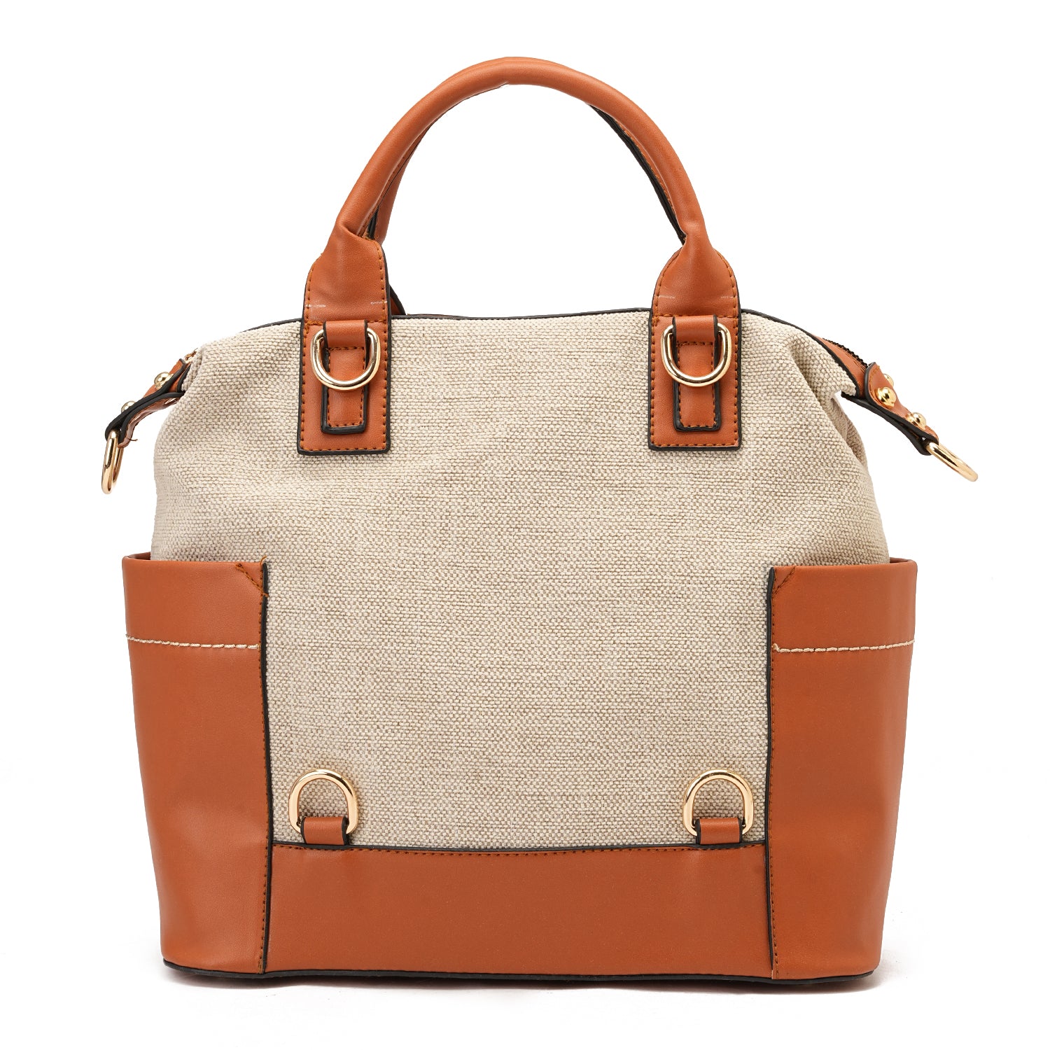 Brown hand and back bag