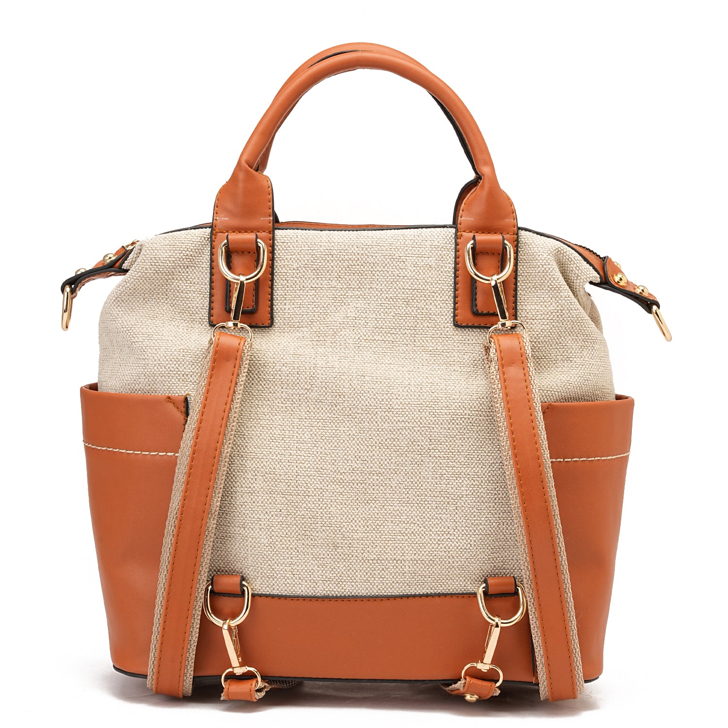 Brown hand and back bag