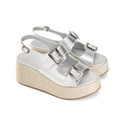 Glam Step Sandal - silver