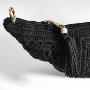 Boho Breeze Charm Bag - Black