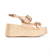 Glam Step Sandal - rose gold