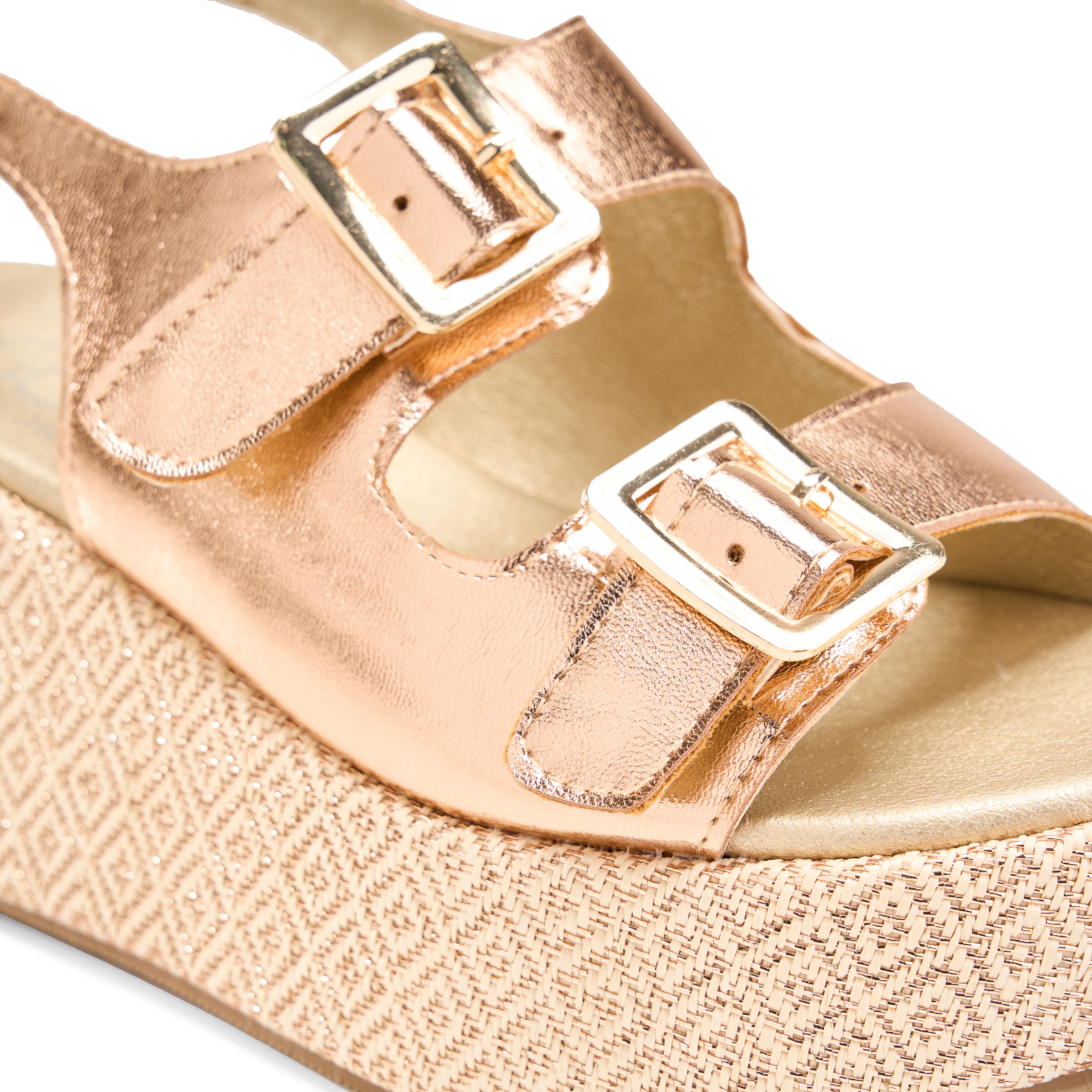 Glam Step Sandal - rose gold