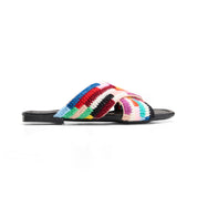 Easy-Wear Strap Slippers - black