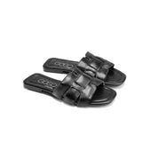 Twisted Strap Flat - Black