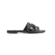 Twisted Strap Flat - Black