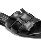 Twisted Strap Flat - Black