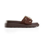 Tactile Grip Wide Strap - Brown