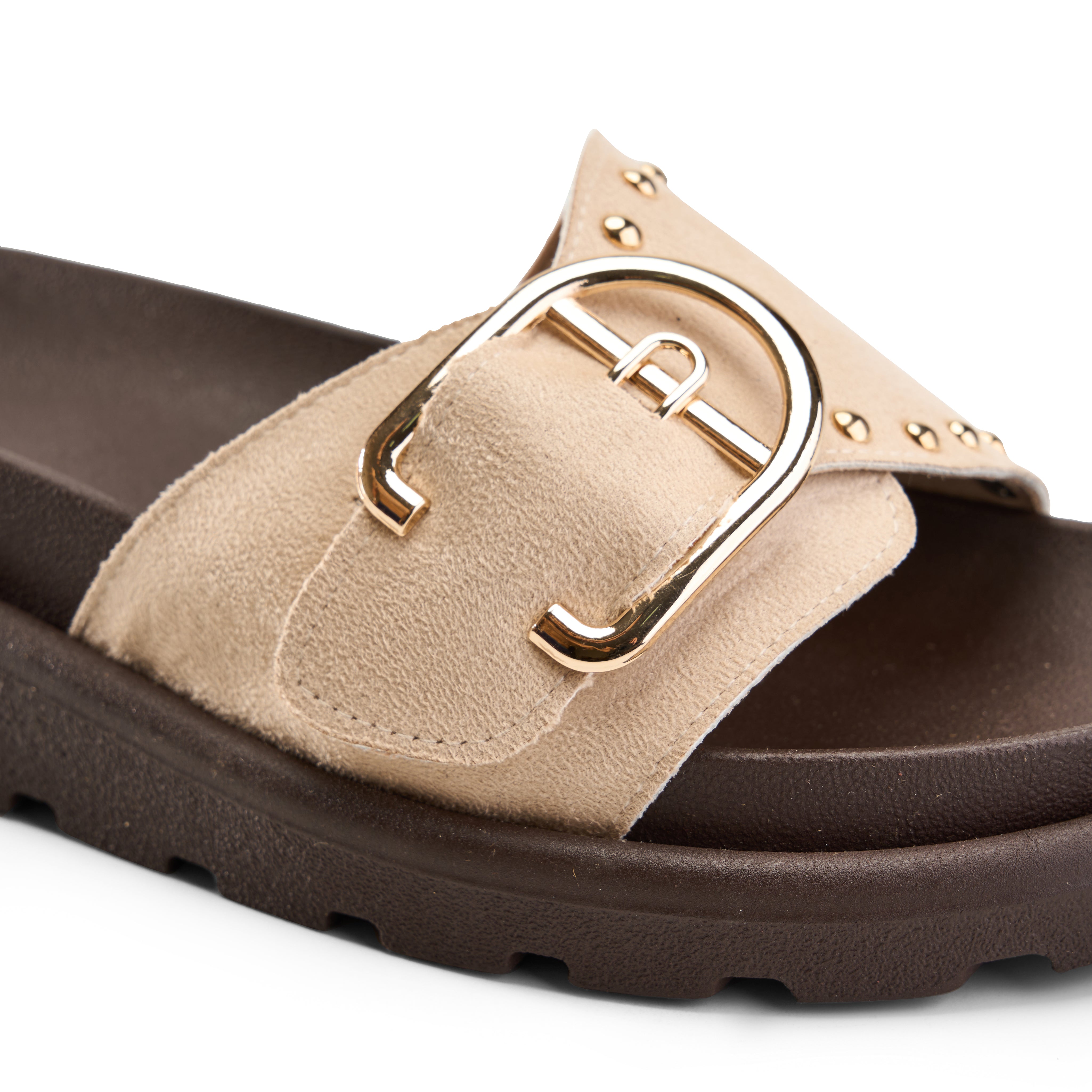 Tactile Grip Wide Strap - Beige